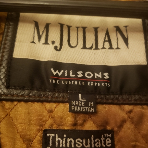 WILSONS LEATHER  M. Julian Jacket With Thinsulate Lining L SIZE - Picture 7 of 10